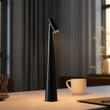 Portable LED Table Lamp with Touch Sensor, 3-Levels Brightness Metal Desk Lam...