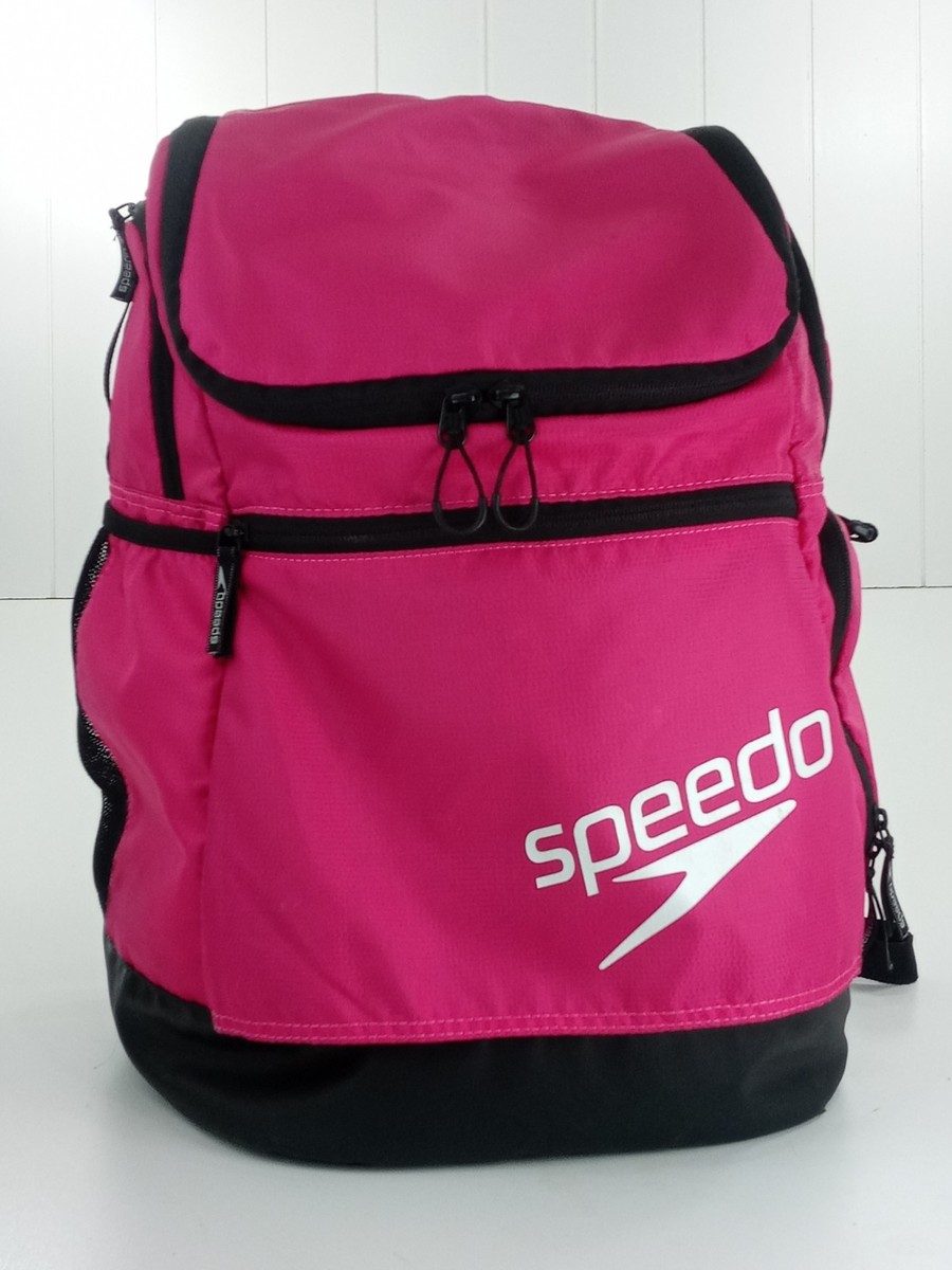 Speedo Pink Teamster Backpack 35L Speedo Teamster Backpack Pink | Swimmer.com.au main image 2