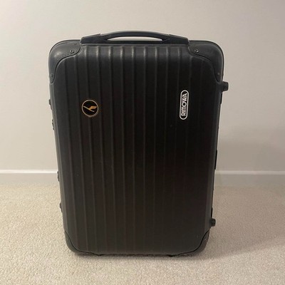 Rimowa Lufthansa Black 2-wheels Carry Case Suitcase | eBay