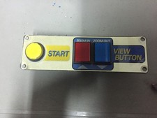 Sega START VIEW ZOOM BUTTON CONTROL PANEL for INDY 500 Vintage Arcade Video Game