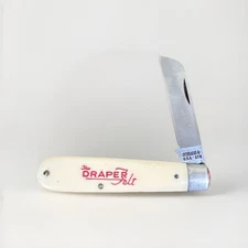 Vintage Schrade 175 Florist's Pruning Pocket Knife USA Flower Draper Felt