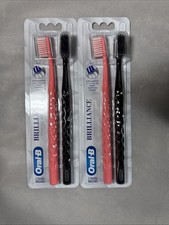 2 Pack Of 2 Oral-B Brilliance Premium Whitening X-filaments Polish Stains S4