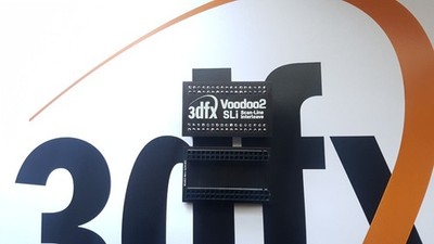 3Dfx Voodoo 2 SLI PCB BRIDGE, link, connector, BLACK