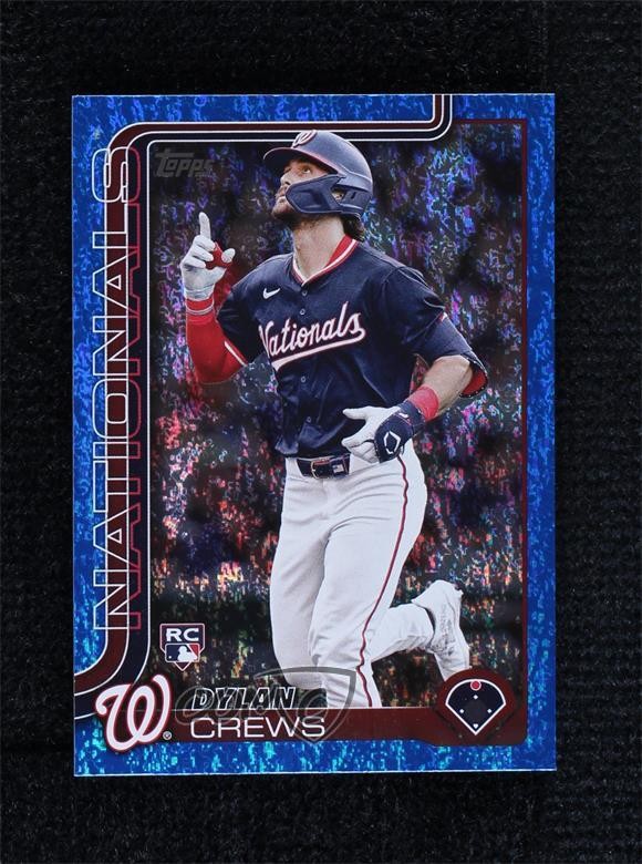 2025 Topps Series 1 Blue Holo Foil 112/150 Dylan Crews #74 Rookie RC
