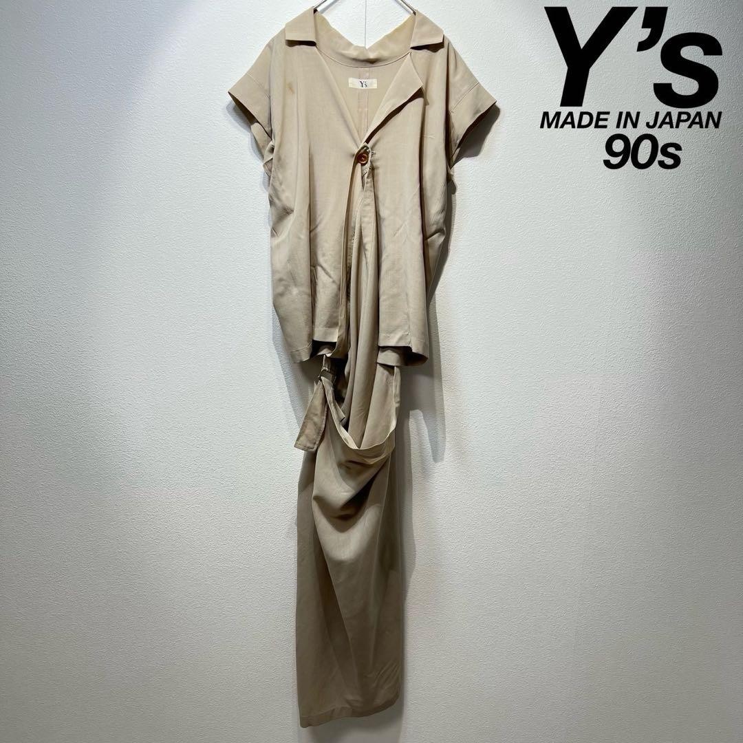Y’s by YOHJI YAMAMOTO Wool all-in-one dress with a unique design