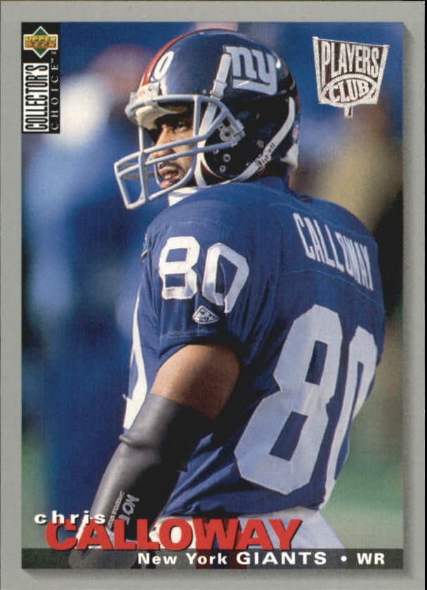 1995 Collector's Choice Player's Club #95 Chris Calloway - FB