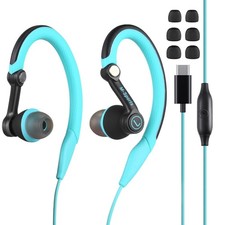 Sport Headphones Wired, Over Ear in-Ear Earbuds  Earhook Running Earphones, He...