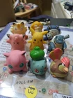 Vintage Nintendo Pokemon Sliders OddzOn Roller Ball Figures 1999  lot of 9