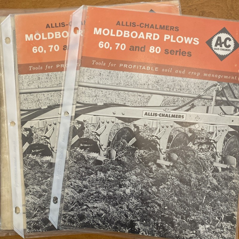 Allis Chalmers Tractor Brochures Tiller and Plows +8
