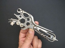 1909 Very Rare/Unusual Vtg Erik H. Nylin Wrench/sharpener/hammer &. Multi Tool