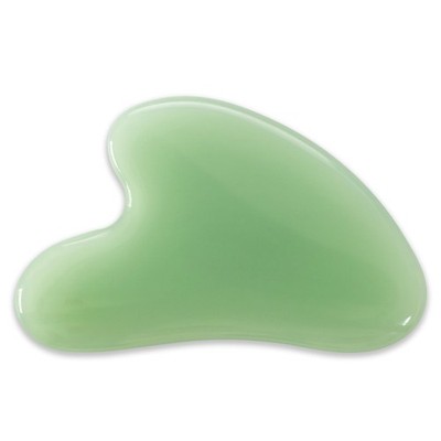 YAMHOHO Gua Sha Jade Stone Massage Tool, Guasha Tool for Light Green 