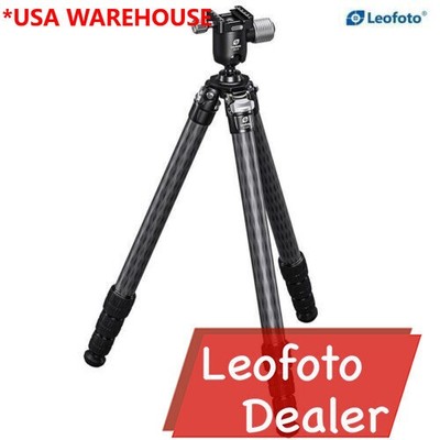 Leofoto SA-364CX+MG-40X Arca & Picatinny Clamp Outdoors Tripod with Ball Head