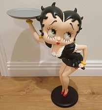 Betty Boop Waitress Figurine Plastic Holding Serving Tray