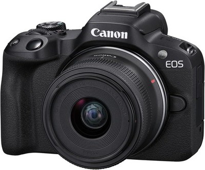 Canon EOS R50 4K Mirrorless Camera RF-S 18-45mm Content Creator Kit Excellent
