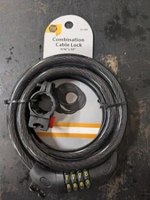 TuffWork (221-7100) Combination Cable Bicycle Lock (NIB)