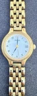 VTG Seiko Women’s Quartz Watch 7N82-0228 White Dial Gold Tone 23mm Analog READ