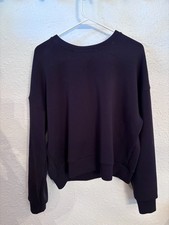 Spanx Womens Air Essentials Crewneck L Navy C...