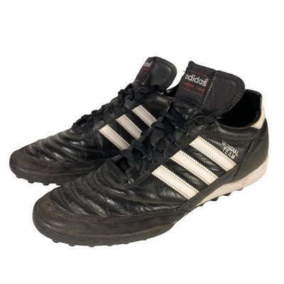 Adidas Mundial Team Mens 11 Turf Soccer Shoes 019228 Black White Football Futbol