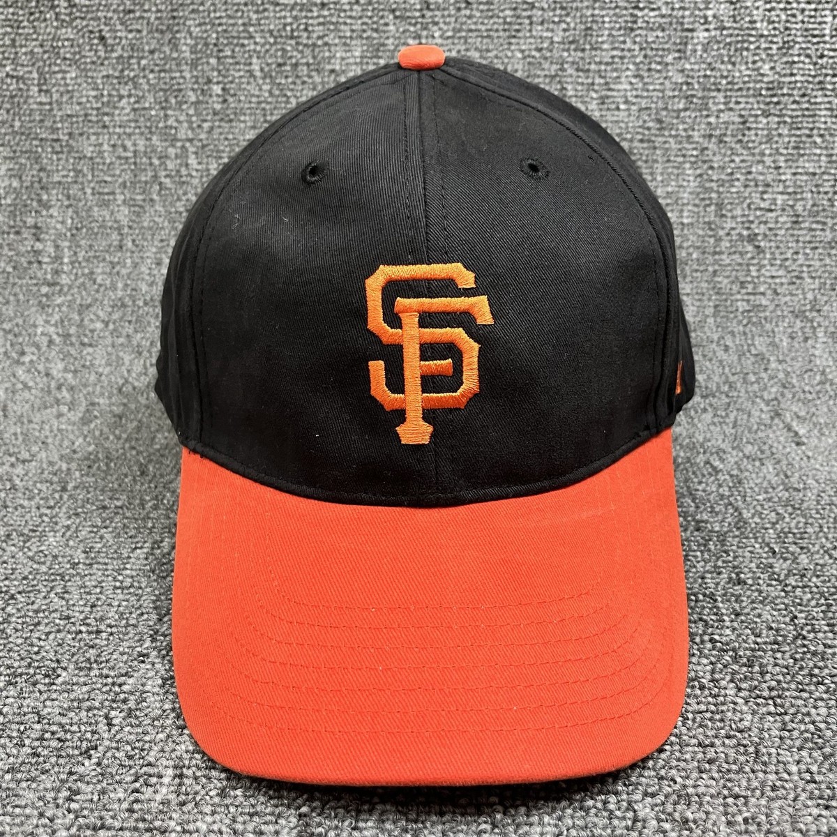 San Francisco Giants '47 Brand Kids MVP Hat Black Orange SF MLB Cap Adjustable