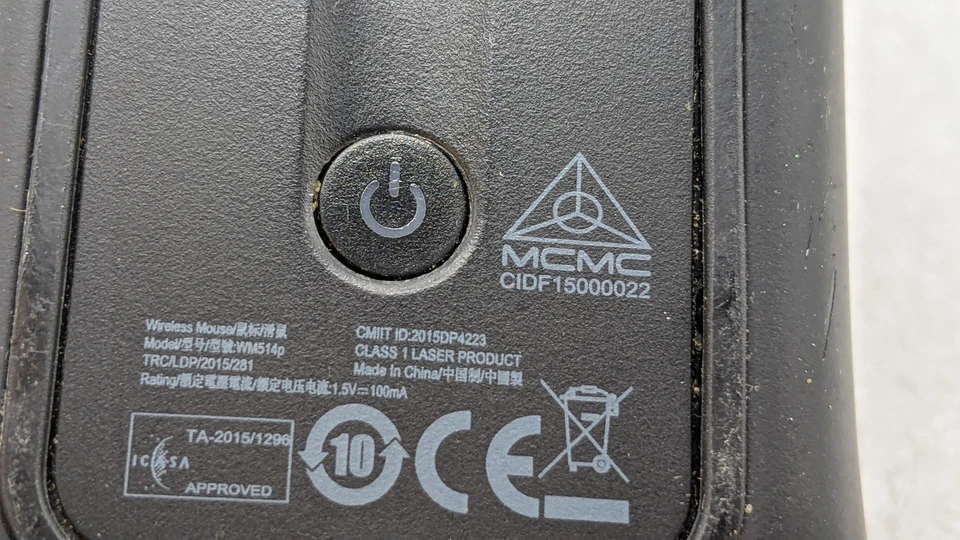 Dell WM514P Wireless Laser Wheel Mouse W/O DELL Unifying Receiver FREE S/H - Image 4 of 4