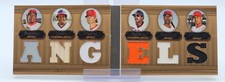GUERRERO CAREW JACKSON  2007 TOPPS TRIPLE THREADS DOUBLE PATCH SEPIA /27 Q3403