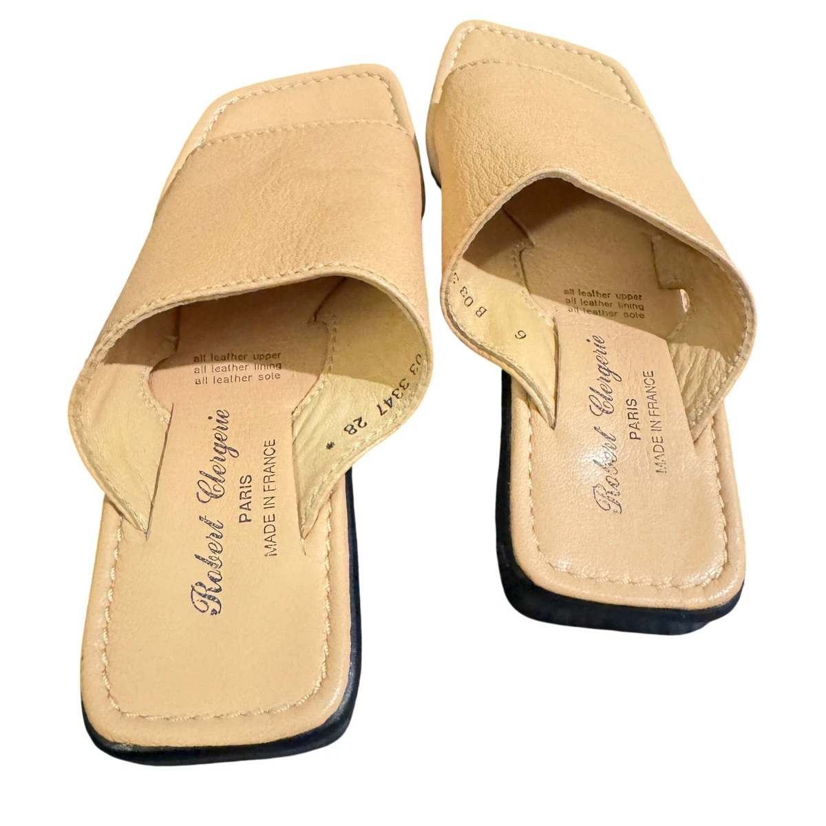 Robert Clergerie Slide Low (1-1.9 in) Heel Height Sandals for