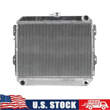 Cu944 Full Aluminium Radiator Fit For Toyota Pickup 1979-1983 2.2l 2.4l L4 New