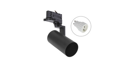Oprawa na szynoprzewód Madara Mini II GU10 3F 250V IP20 56,5x121x172mm Czarny
