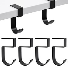 CroBlissful 4 Pcs Purse Hook for Table Nail Free Handbag Hanger for Desk Heav...