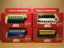 Lledo Days Gone 4 set Public Transport Blue, Green, Western Scottish, W.Gash