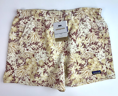 NWT Patagonia Baggies Shorts Canyon Hike 5'' BIG ROSEHIP Floral Womens Size Large