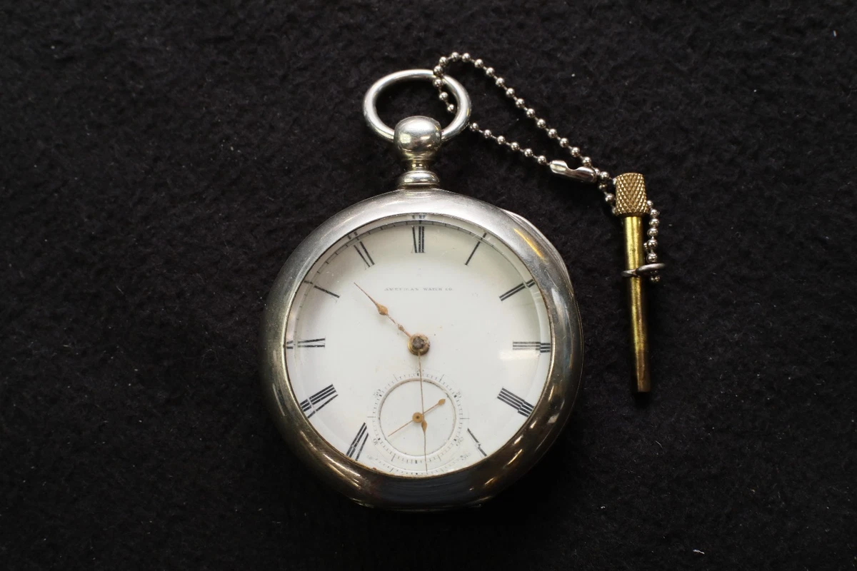 Waltham 18 Pocket Watch Pocket Watches with Vintage 1870-1879 Year