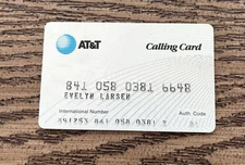 Vintage AT&T International Phone Calling Card ~ EXPIRED Collectible