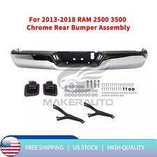 For 2013-2018 Ram 2500 3500 Without Park Chrome Rear Bumper Assembly
