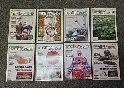 Treating Yourself Medical Cannabis Magazine Lot Issues 13 14 15 17 39 40 41 42