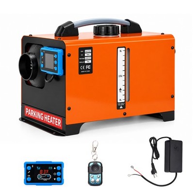 10KW 12V/24V/110V 5L Diesel Air Heater Tank LCD Bluetooth Remote For RV Camping