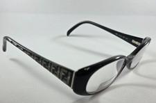 Fendi Eyeglasses F935 002 Black Gradient Oval Frame Italy 51-16 135 Women's