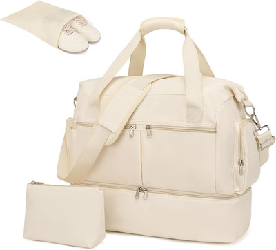 Reisetasche Duffel Bag 32L Wasserabweisende Sporttasche mit Schuhfach Kosmetikta