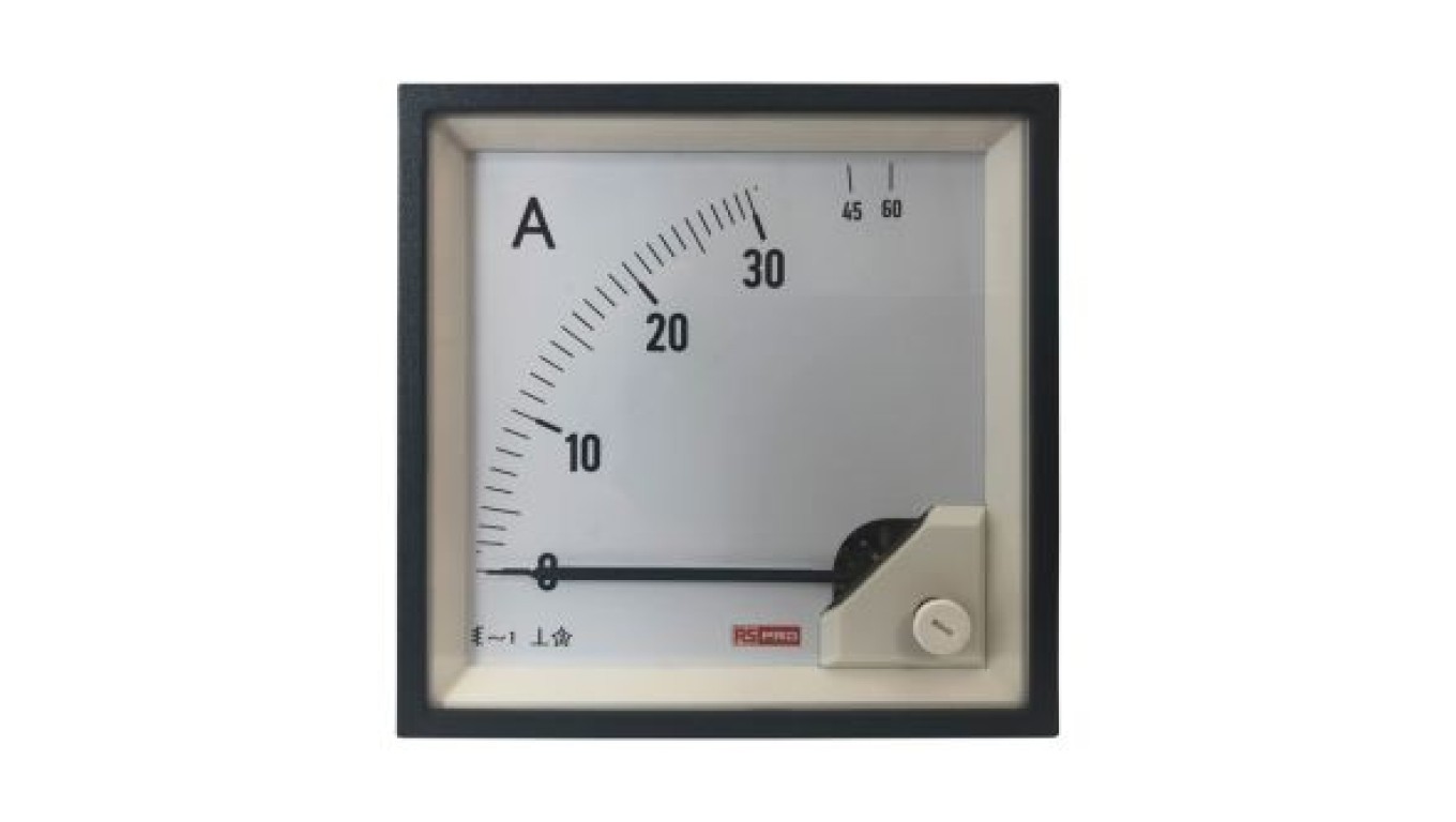 Analog Panel Ammeter 60A AC-10C to 1862468