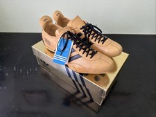 Vintage Adidas Azteca Gold Mexico 1968 Shoes Size 10-1/2 US Mint With Box