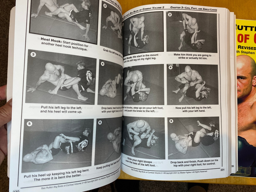 Bas Rutten - Big Book of Combat Volume 1 & 2 - Like Brand New ...