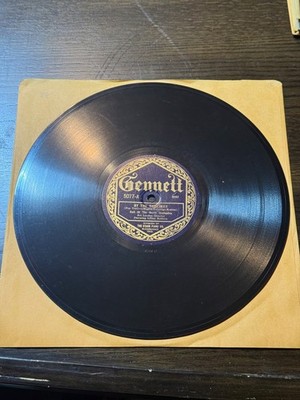 GENNETT Record 78 Rpm 5077 Call of the North Orchestra BY THE SHALIMAR / WONDER