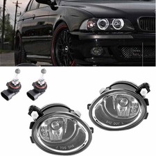 Satz Klarglas Chrom Nebelscheinwerfer HB4 f�r BMW E46 E39 mit M Paket M3 M5 DE