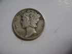 Rare Vintage 1945 W Mercury Dime U.S. 10 Cents Silver Coin Money