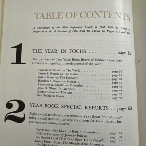 1966 The World Book Encyclopedia Yearbook 1965 Year in Review 626 Pages - Picture 7 of 9