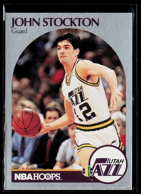 1990 Hoops Team Night Utah Jazz #NNO John Stockton