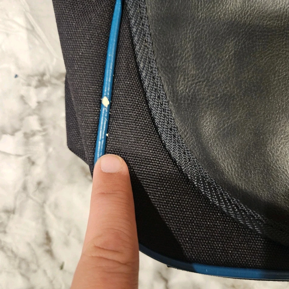 Puma Mini Bolso de Hombro Mensajero Negro Azul Bandolera Correa Ajustable LEER Foto 4 de 4