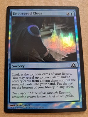 Foil Uncovered Clues Dragon's Maze - MTG 019 