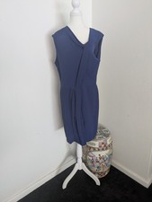 Oscar De La Renta Blue Cocktail Runway Dress EUC