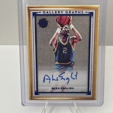 ALEX ENGLISH - 2023 Topps Motif Gallery Graphs Auto ULTRAMARINE BLUE /49 HOF 🔥